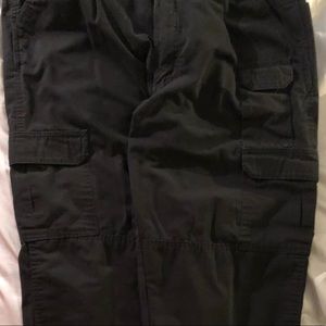 Men’s black tactical work pants